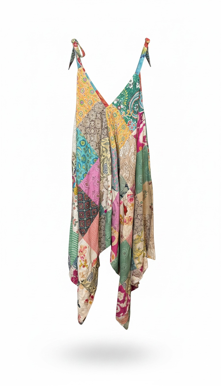 Jaded Gypsy One of a Kind Patchwork Overalls