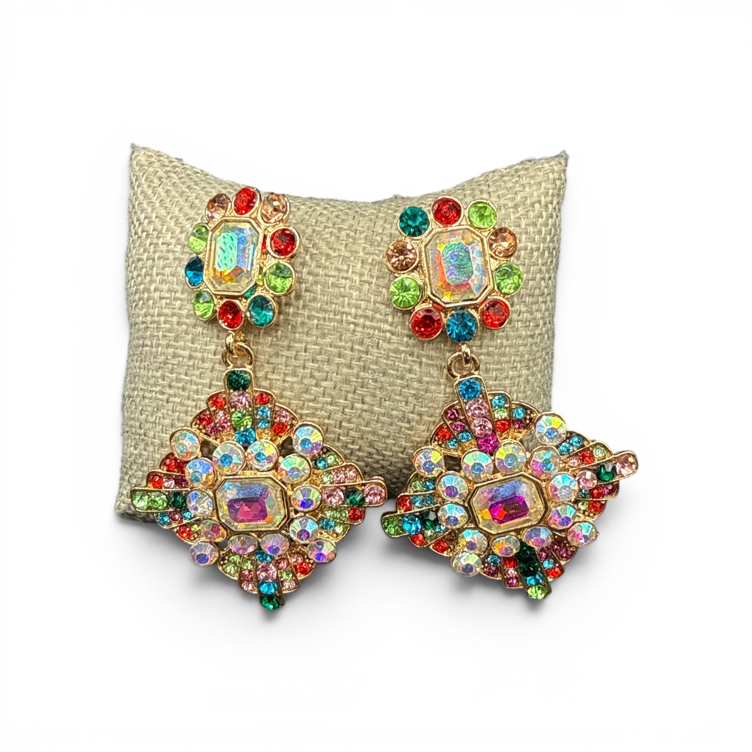 Multicolor Crystal Earrings
