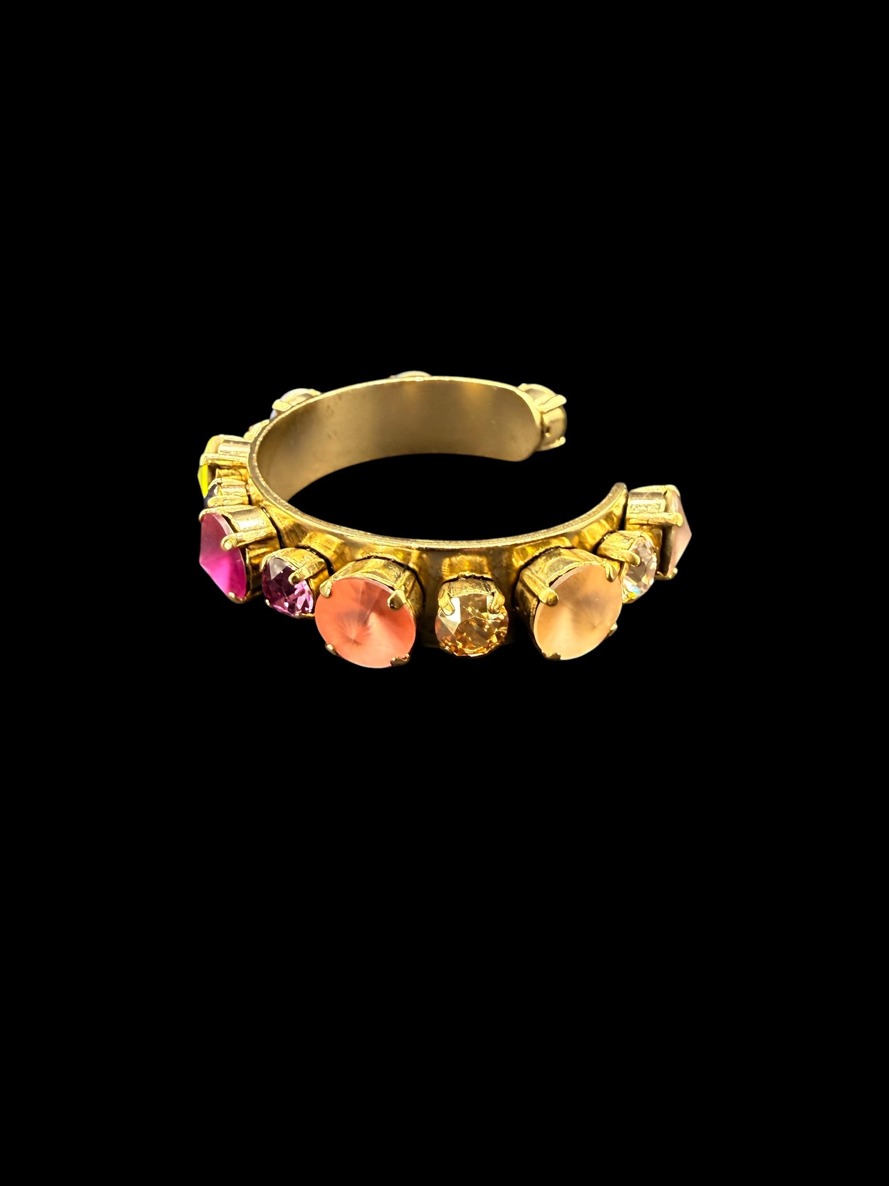 Tova Multicolor Crystal Cuff Bracelet