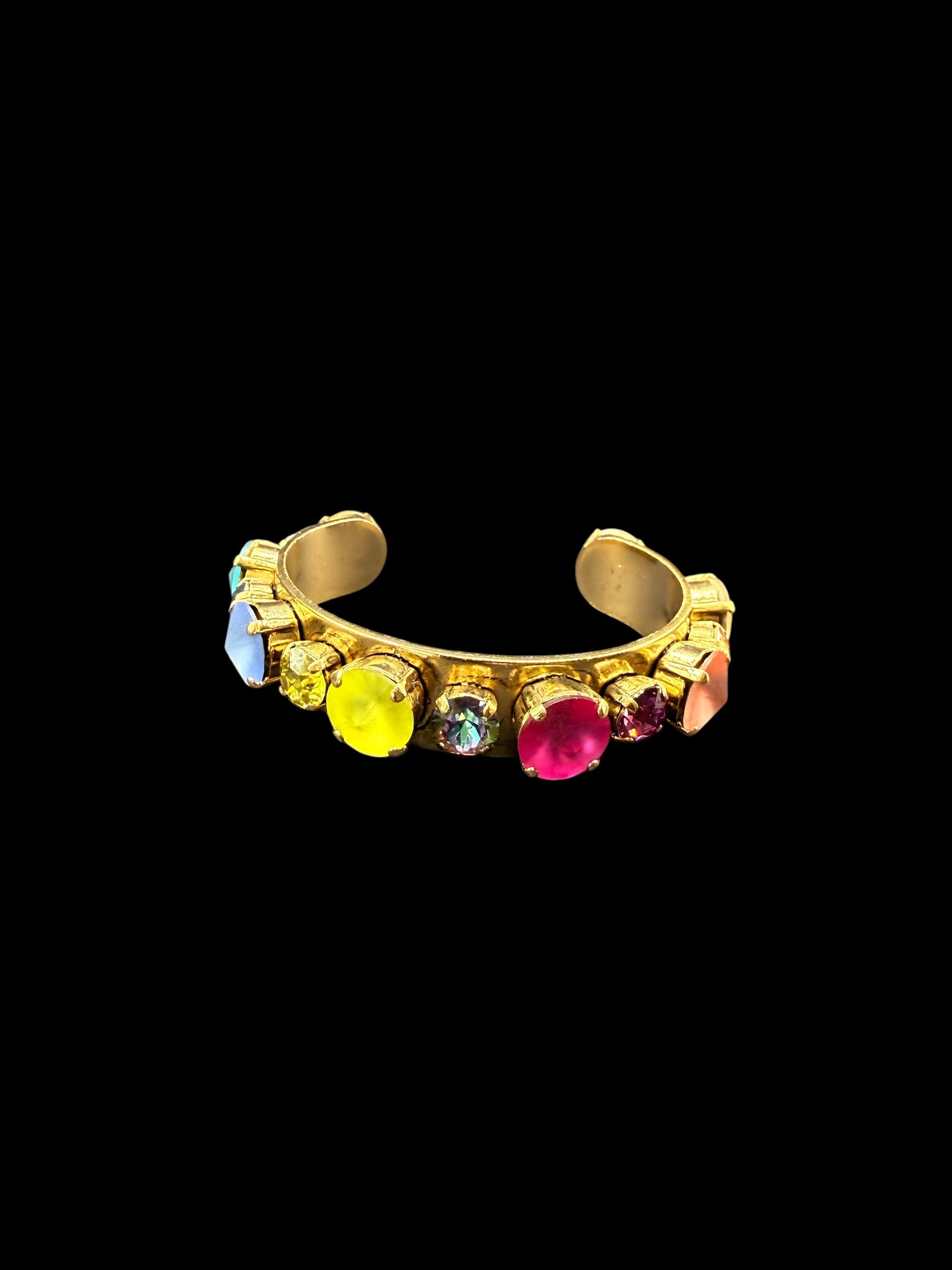 Tova Multicolor Crystal Cuff Bracelet
