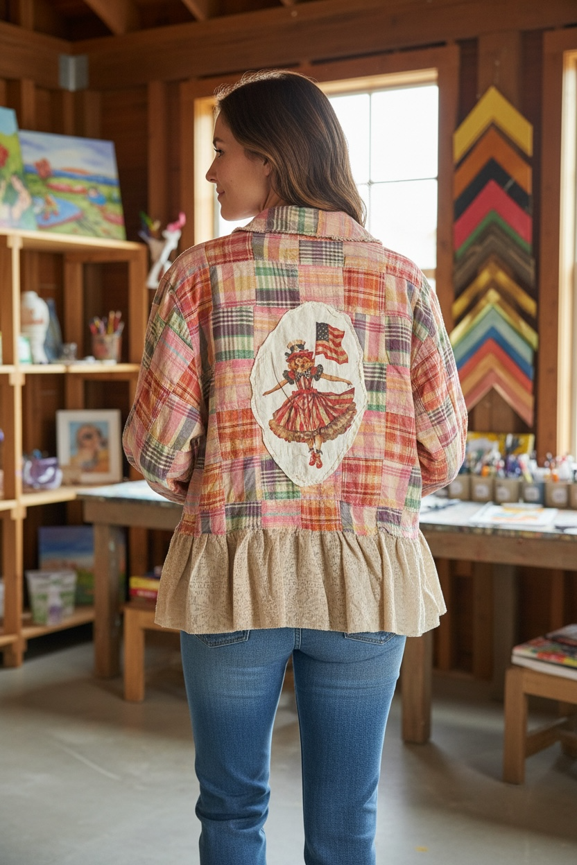 A Rare Bird Liberty Belle Shacket