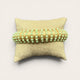Alice  Pearl Mint cuff stretch Bracelet