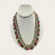 Alice 2 strand pink crystal necklace