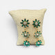 Alice 3 Flower Stud Earrings