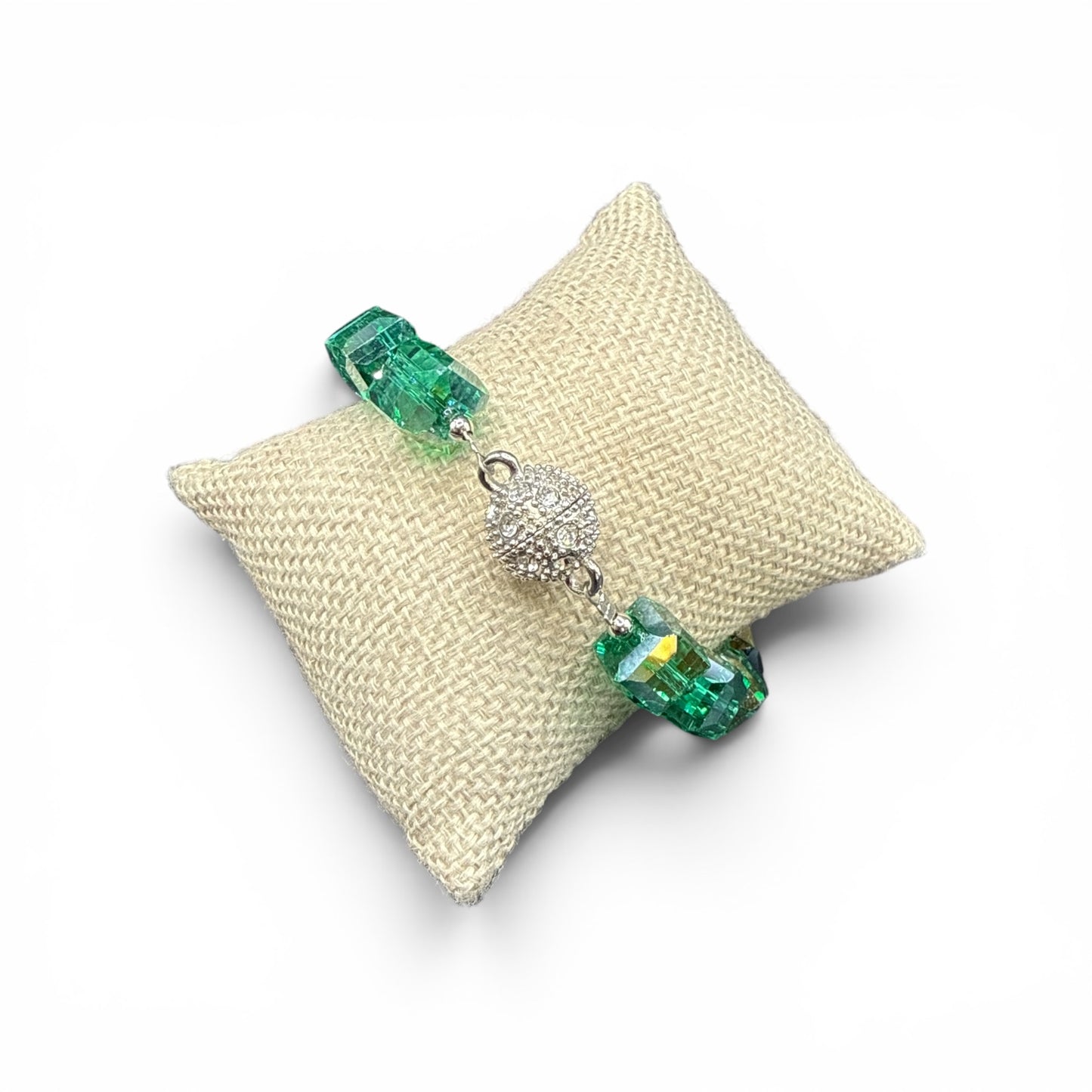 Alice Crystal Cube Bracelet