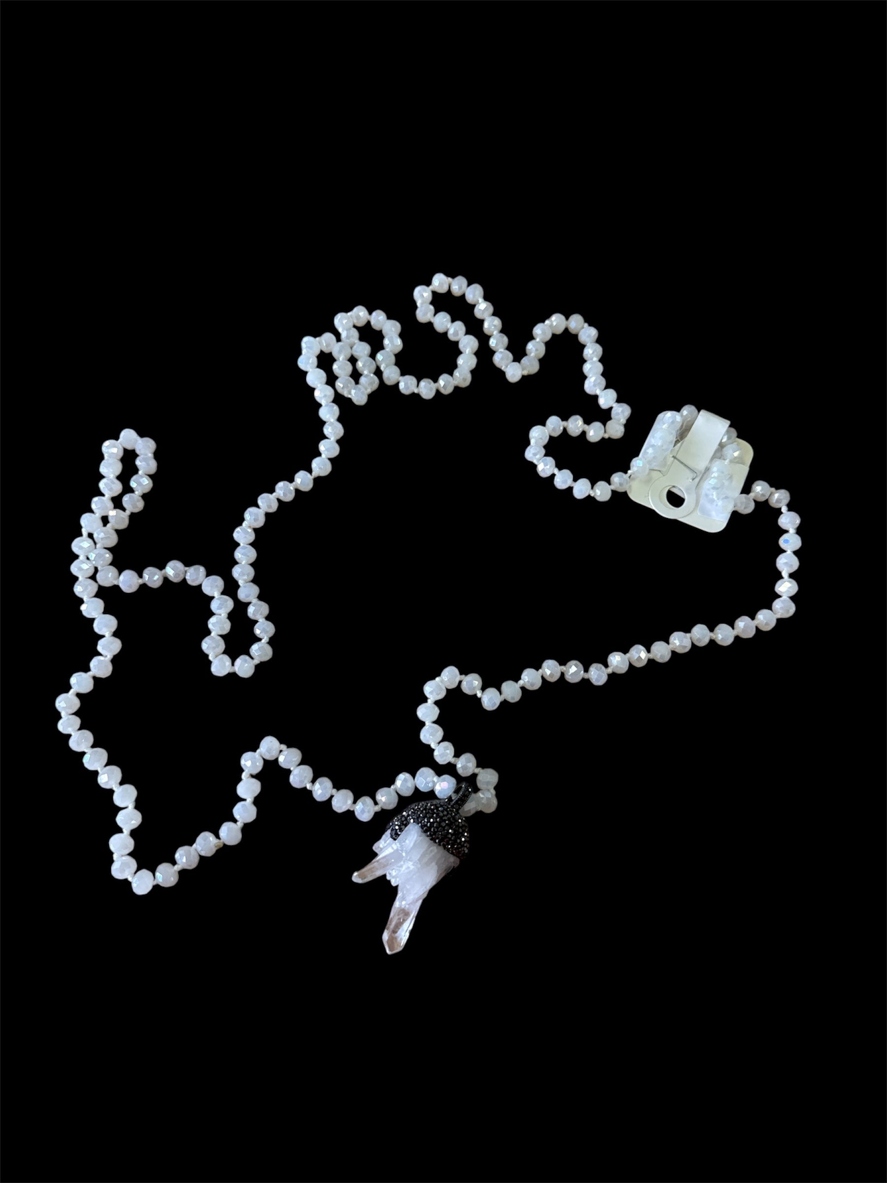 White Crystal necklace