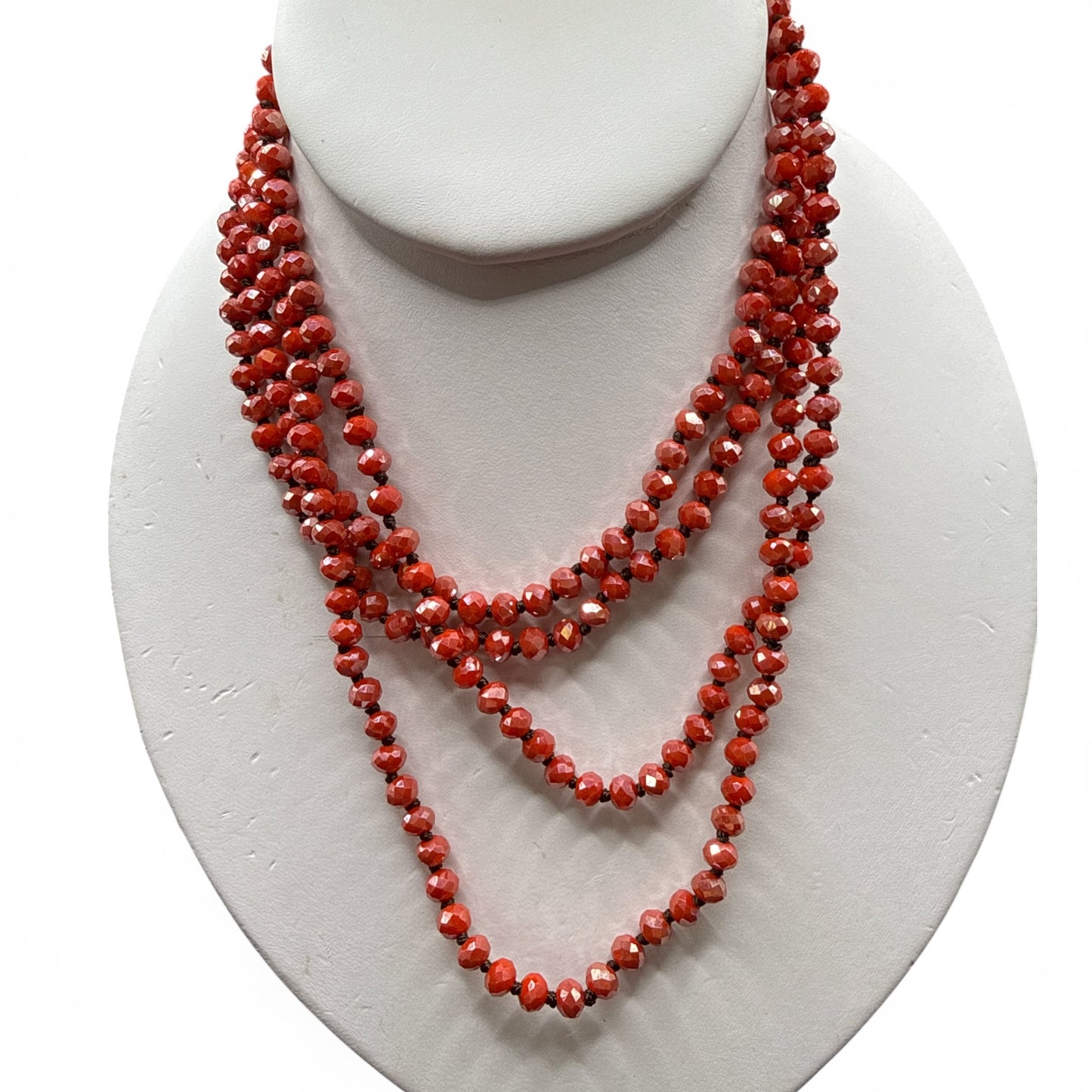 Small long color beads