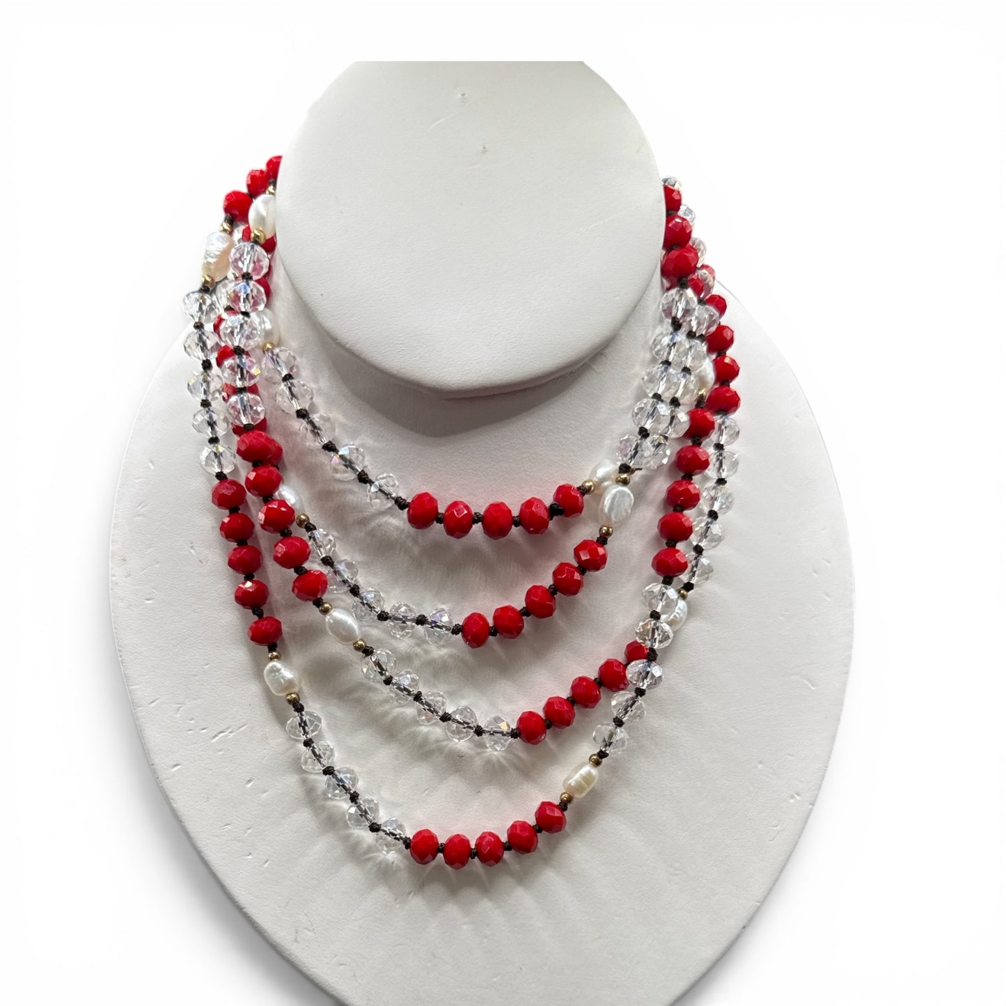 Small long color beads