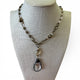 Crysral Stone snd bronze Necklace