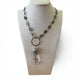 Silver Crystal Charm necklace