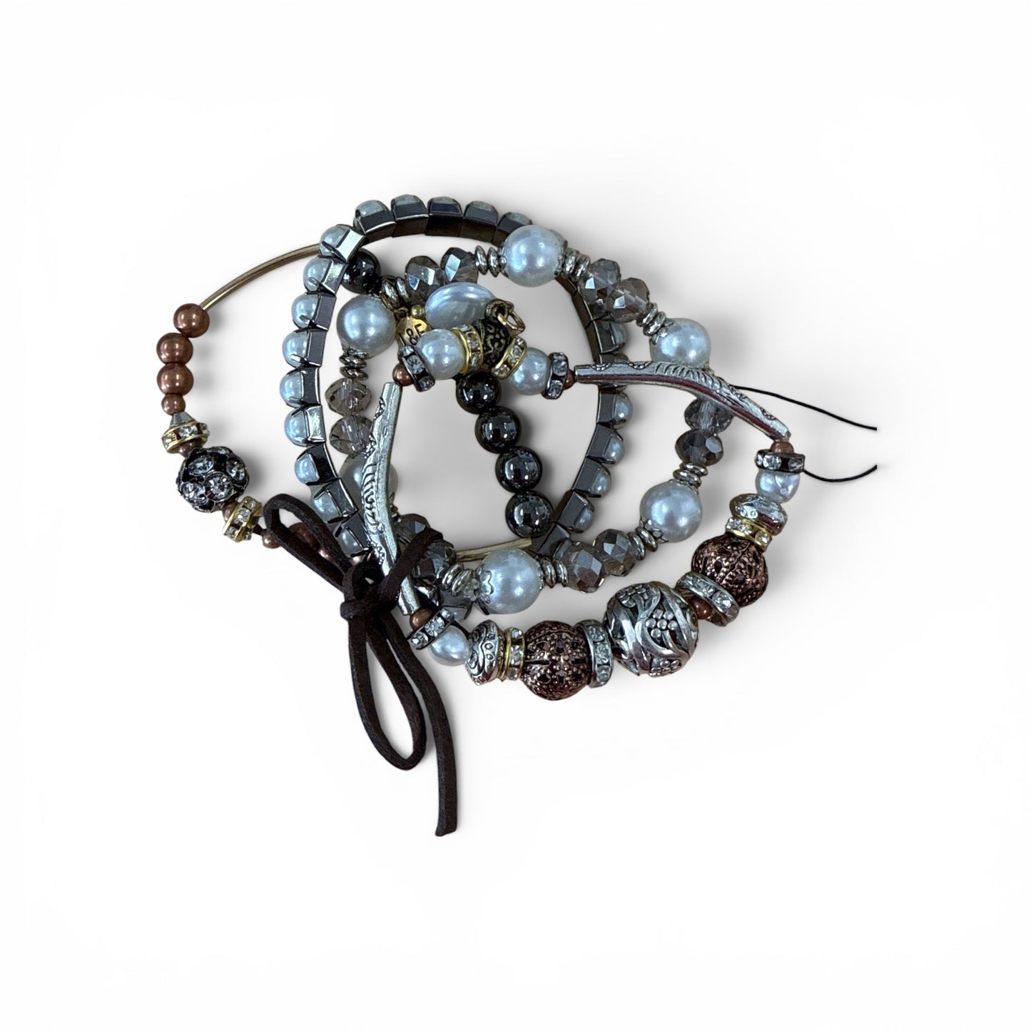 L&F Silver multi strand Bracelet