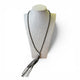 Black Crystal Fringe Necklace