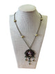 Golden Pearl Crystal Girl in Pendent with flower fringe