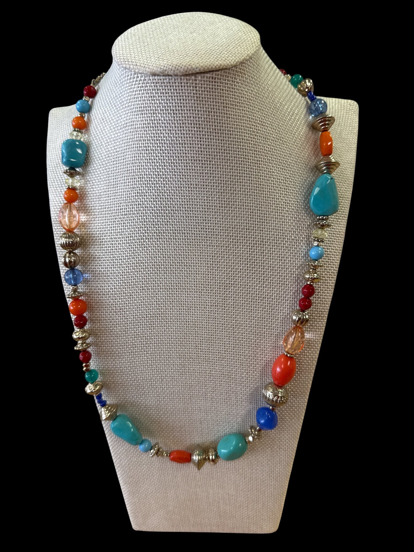 Muli color multi stone Necklace