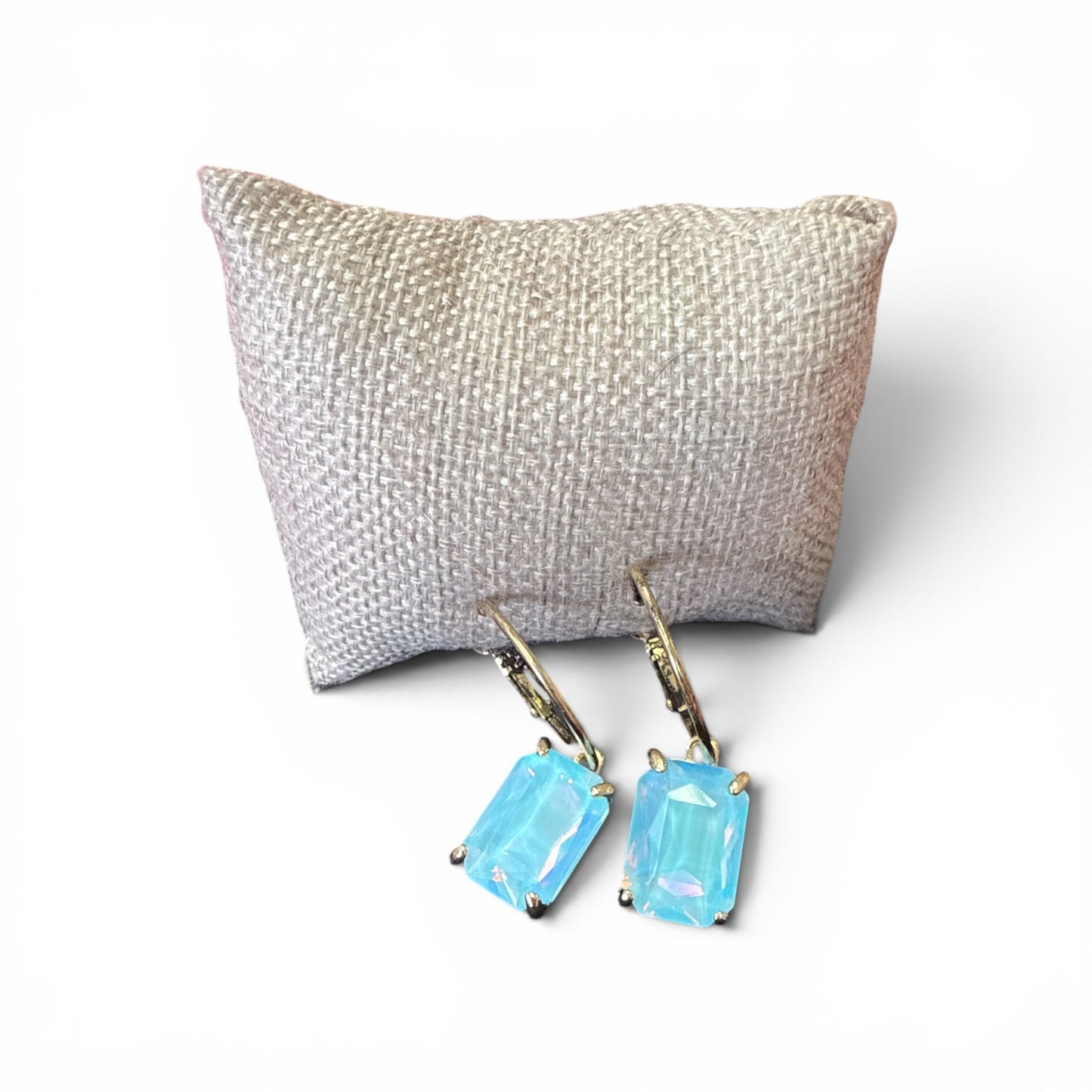 Alice Crystal Rectangle Earrings