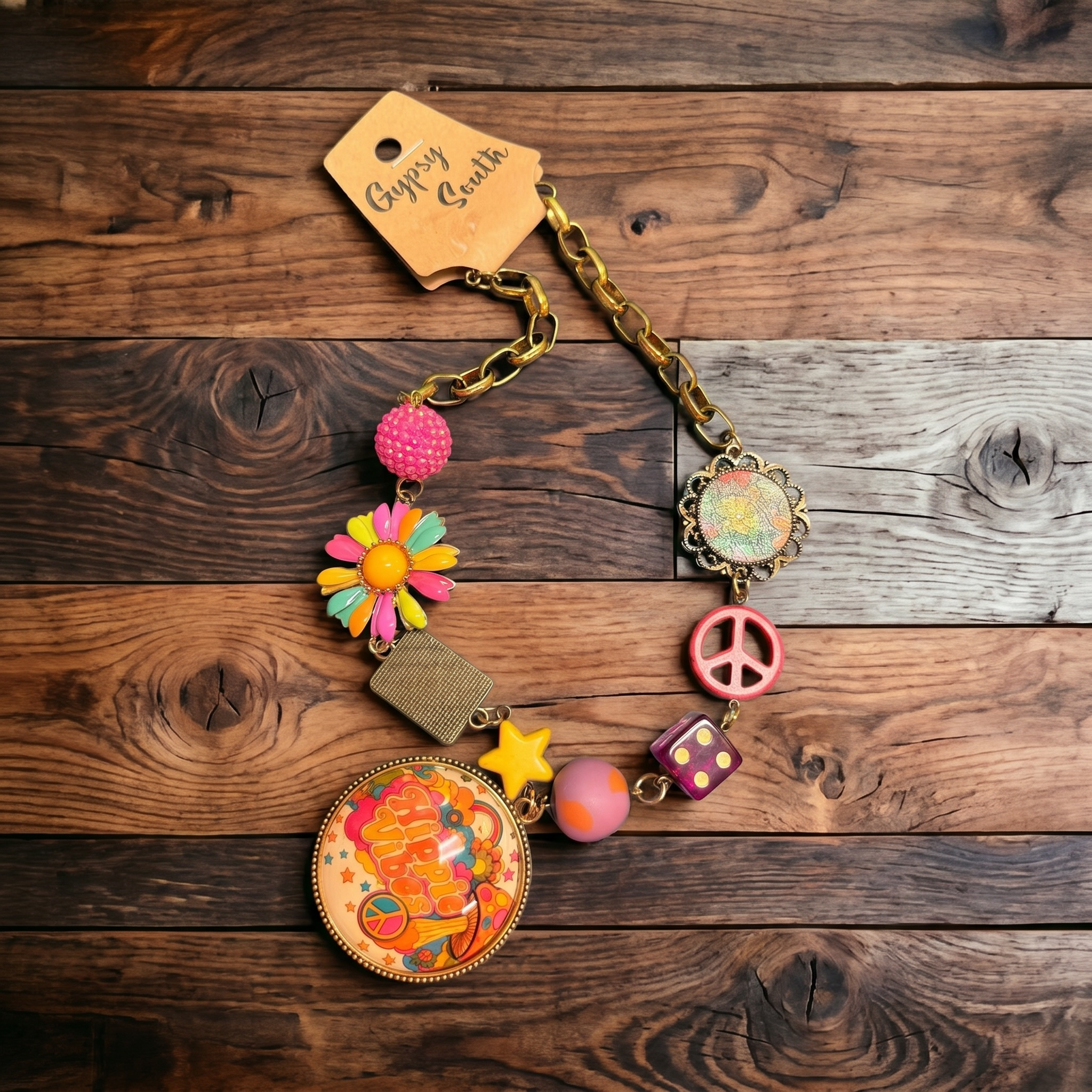 Gypsy South Hippie Vipes Necklace