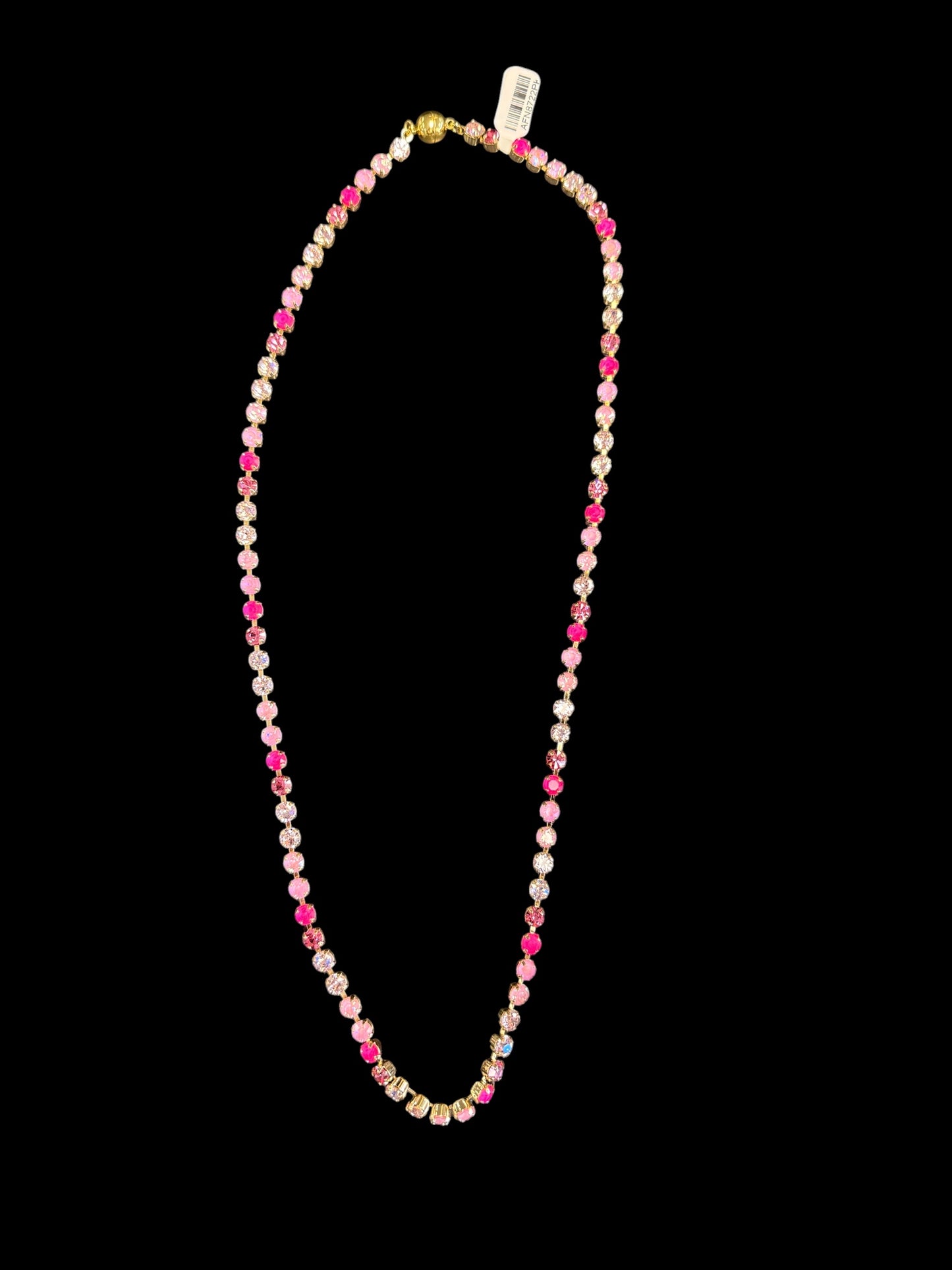 Multi Pink Australian Crystal Statement Necklace
