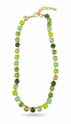 Multi Green Australian Crystal Necklace
