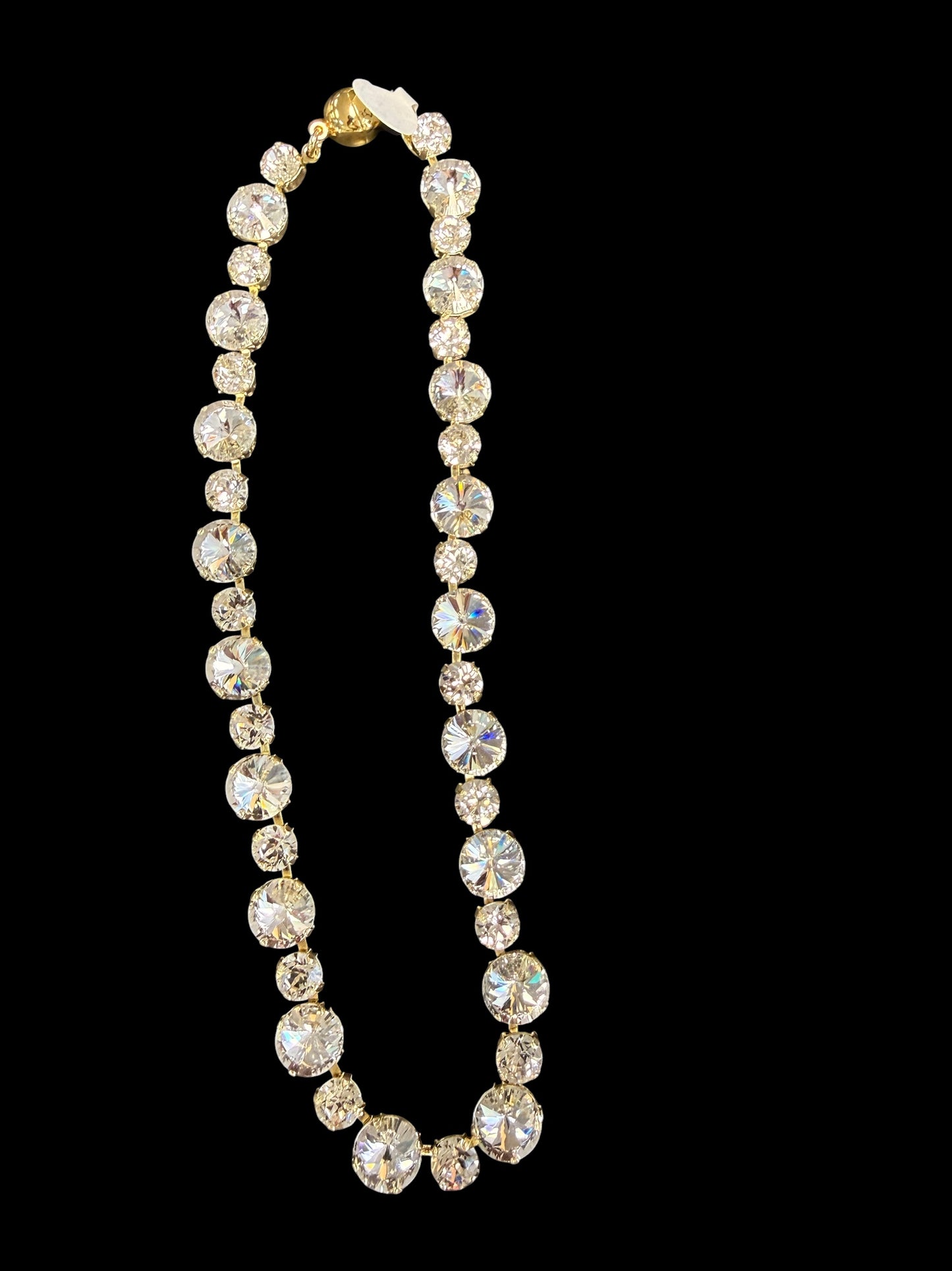 Australian Crystal Round Stone Necklace