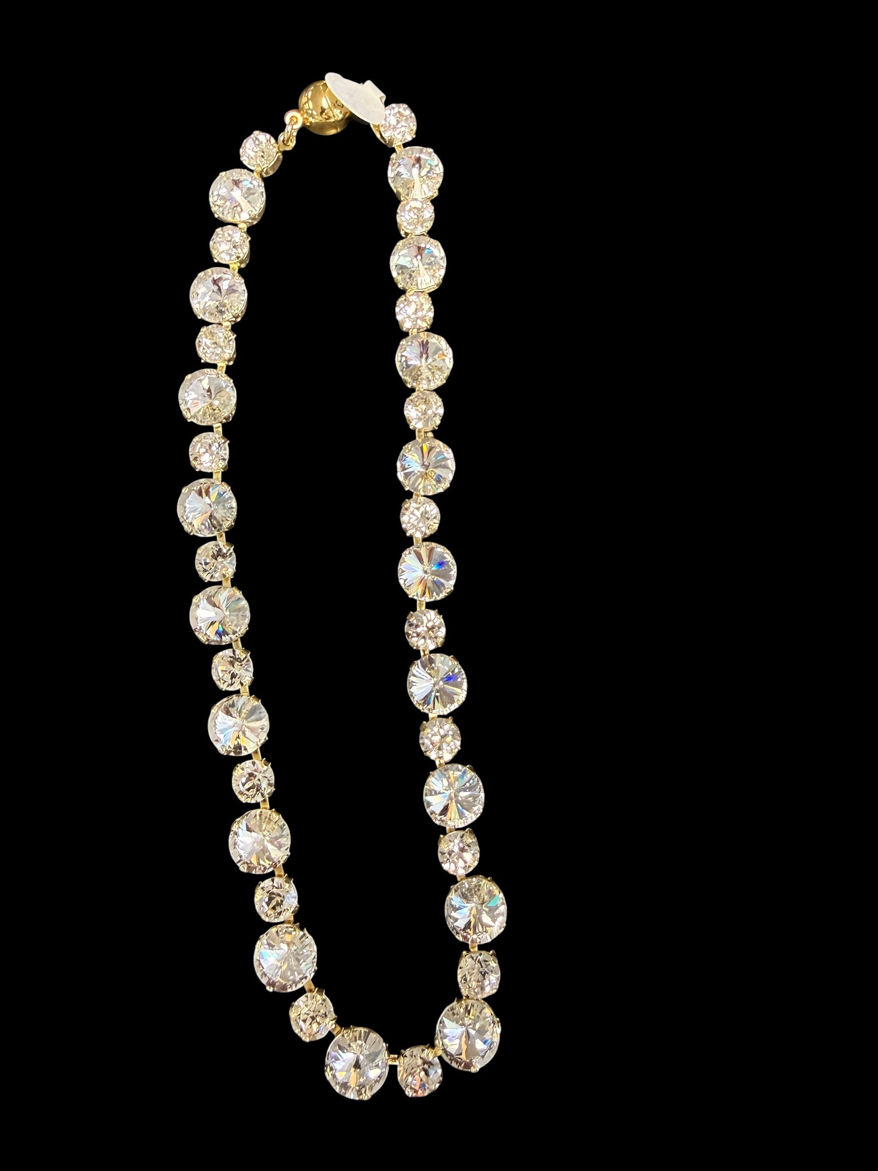 Australian Crystal Round Stone Necklace