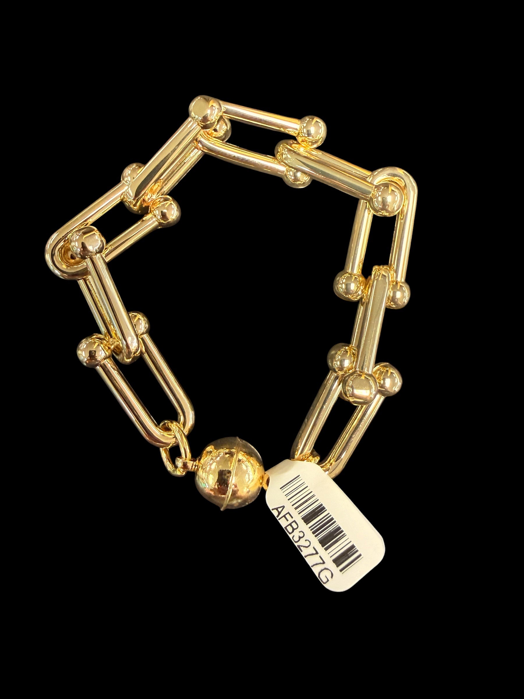 18K Gold Plated Horse Bit Magnetic Bracelet
