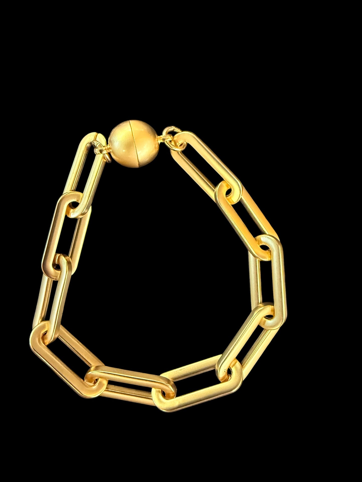 Small Gold Link Bracelet – 18K Gold Plated
