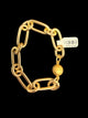 Matte Gold Link Bracelet – 18K Gold Plated
