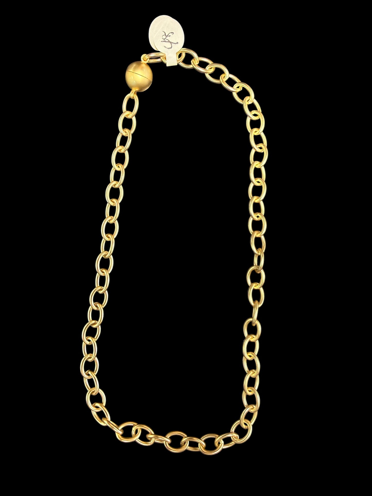 Small Circle Necklace – 18K Gold Plated