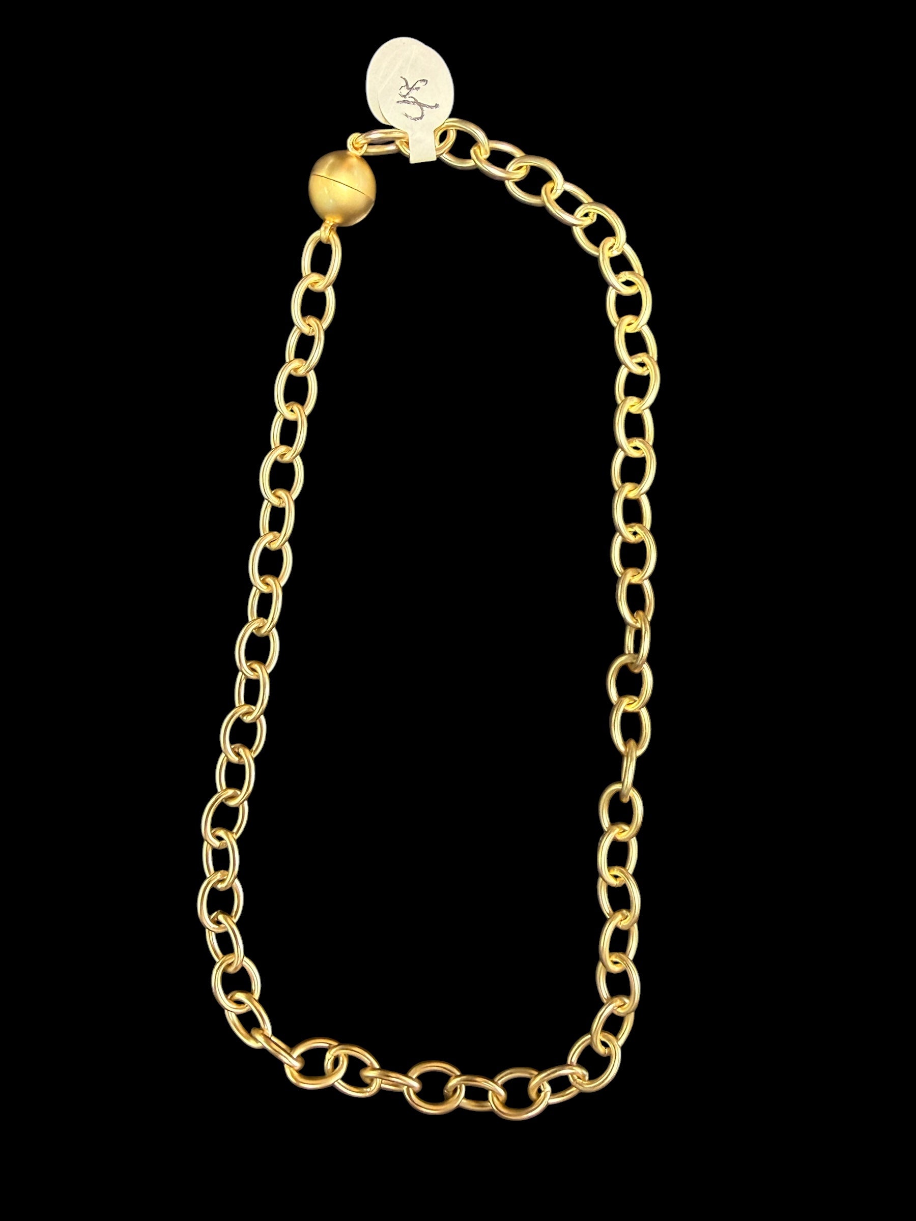 Small Circle Necklace – 18K Gold Plated