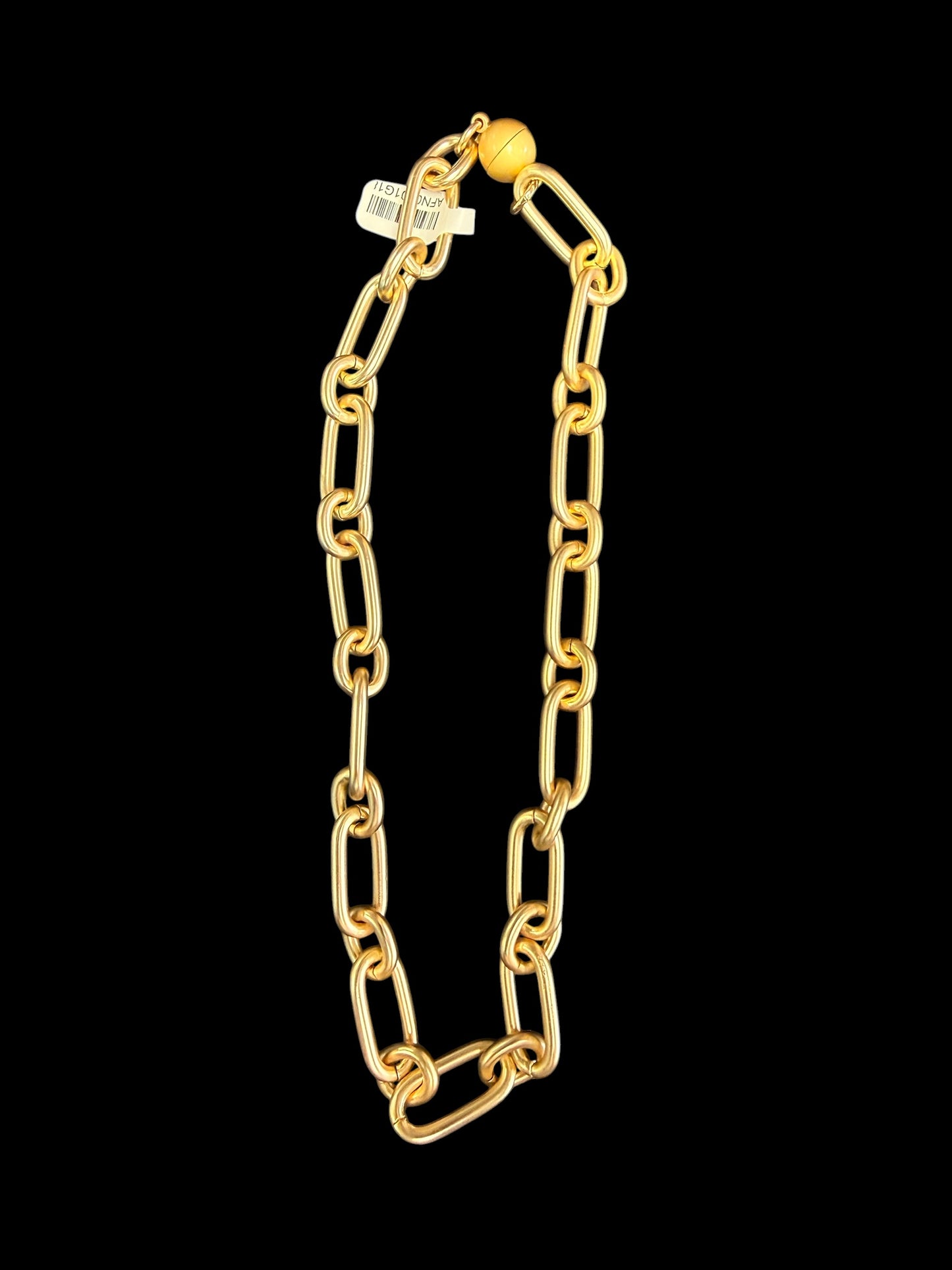 16 Inch Gold Link Necklace – 18K Gold Plated