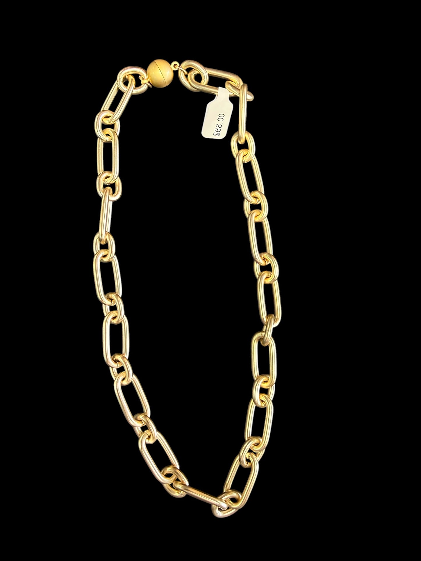 18 Inch Gold Link Necklace
