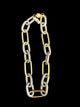 2-Tone Chunky Silver & Gold Necklace