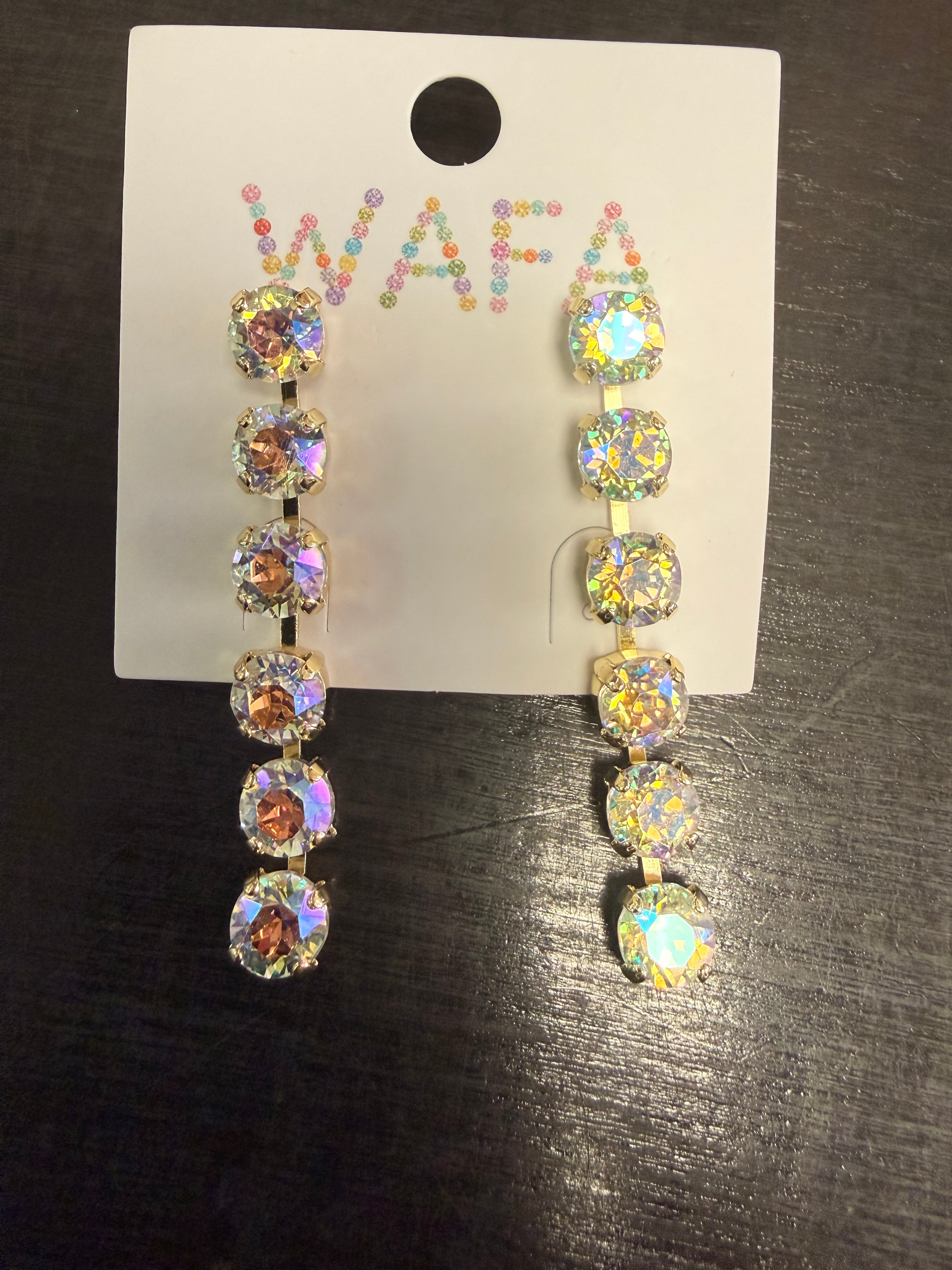 6-Circle Drop Earrings