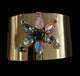 Australian Crystal Star Wide Cuff