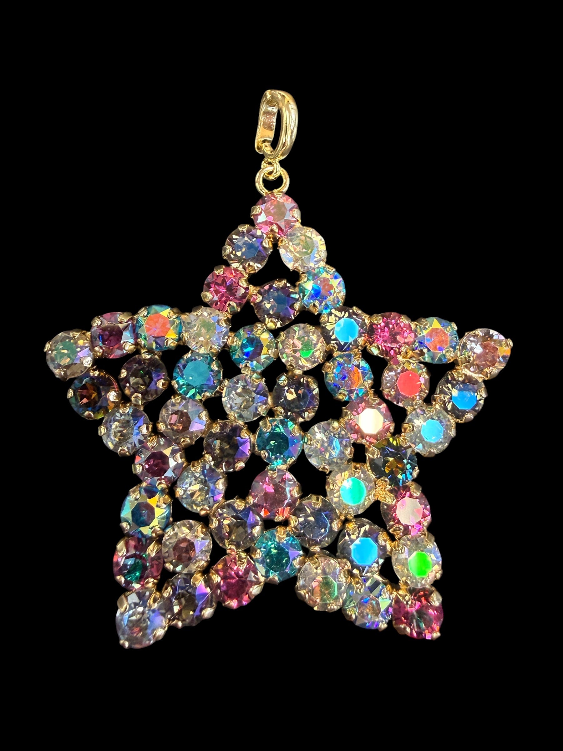 Australian Crystal Large Star Charm