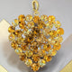 Large Australian Crystal Heart Charm
