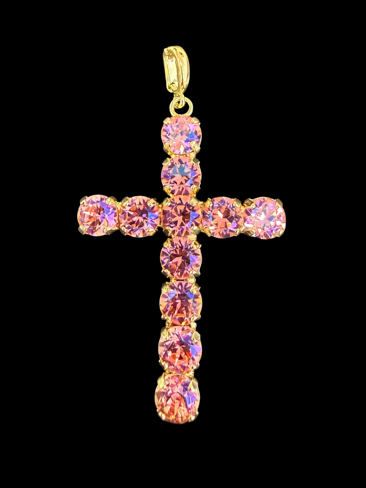 Australian Crystal Cross Charm