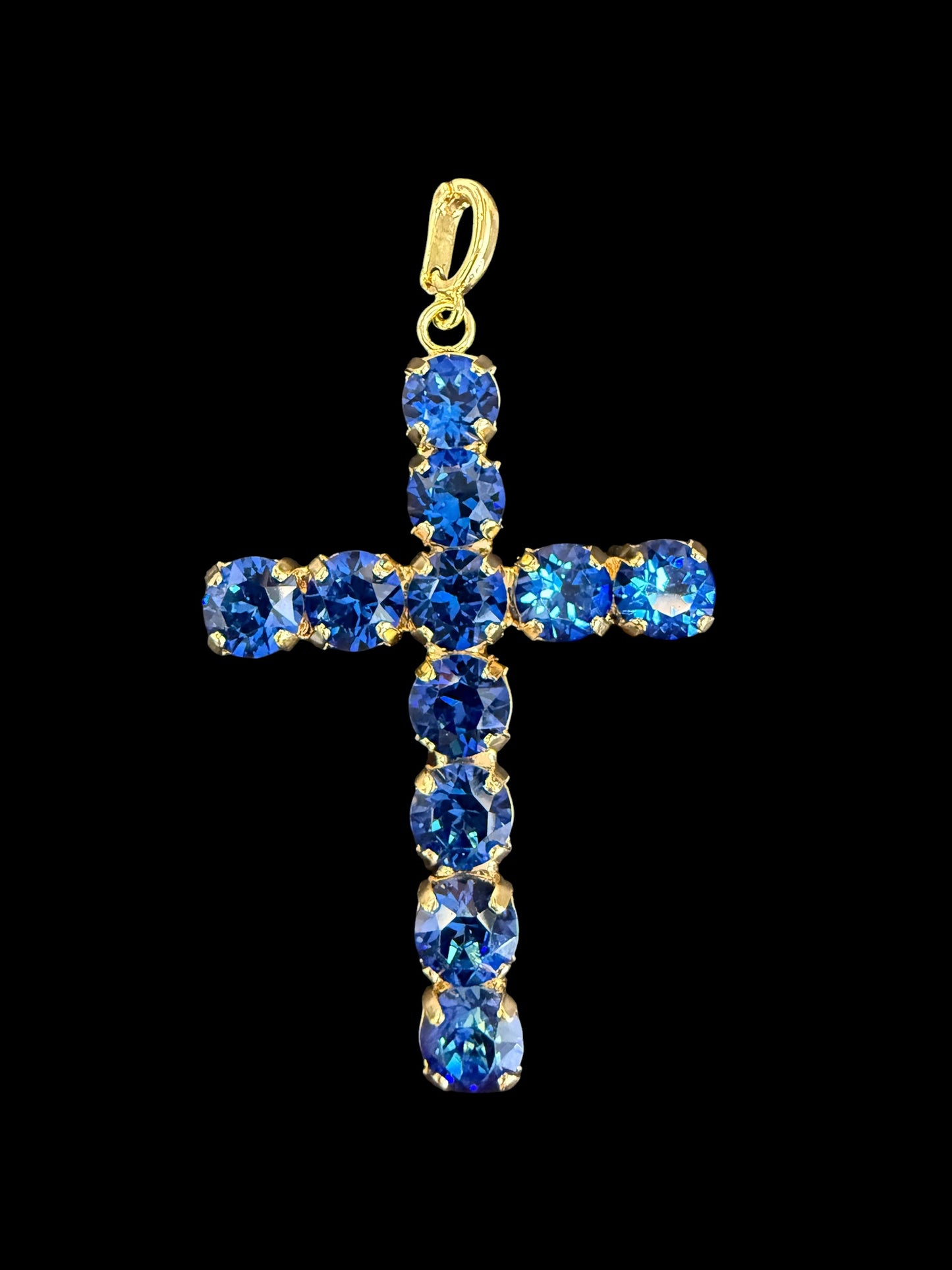 Australian Crystal Cross Charm