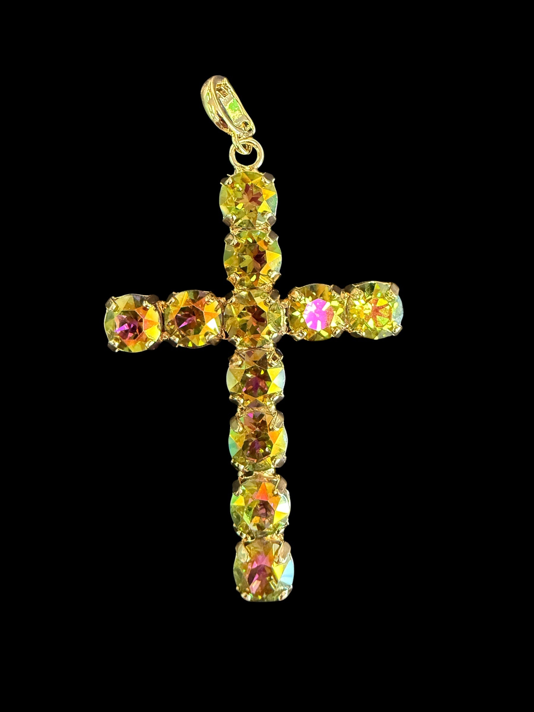 Australian Crystal Cross Charm