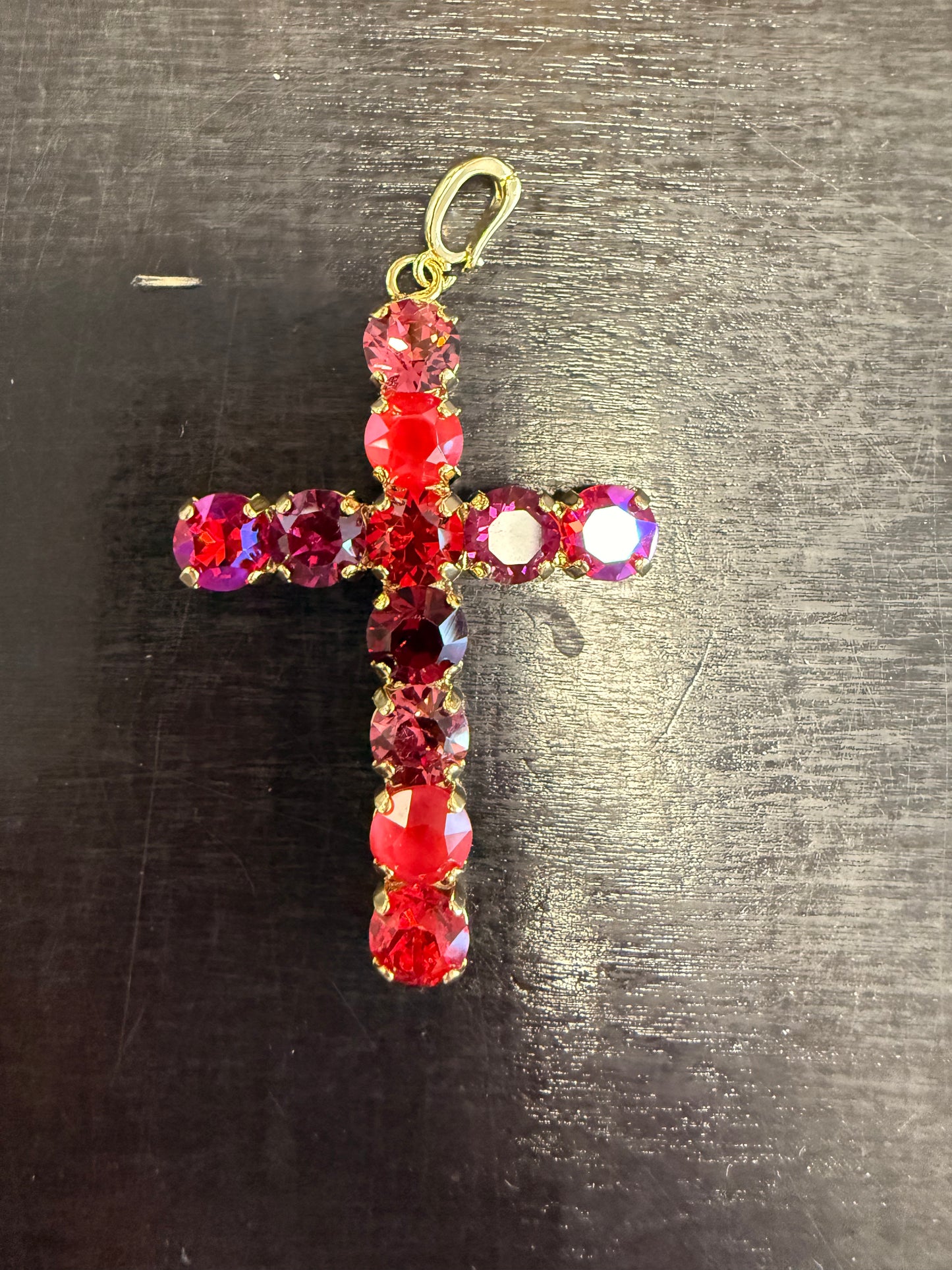 Australian Crystal Cross Charm