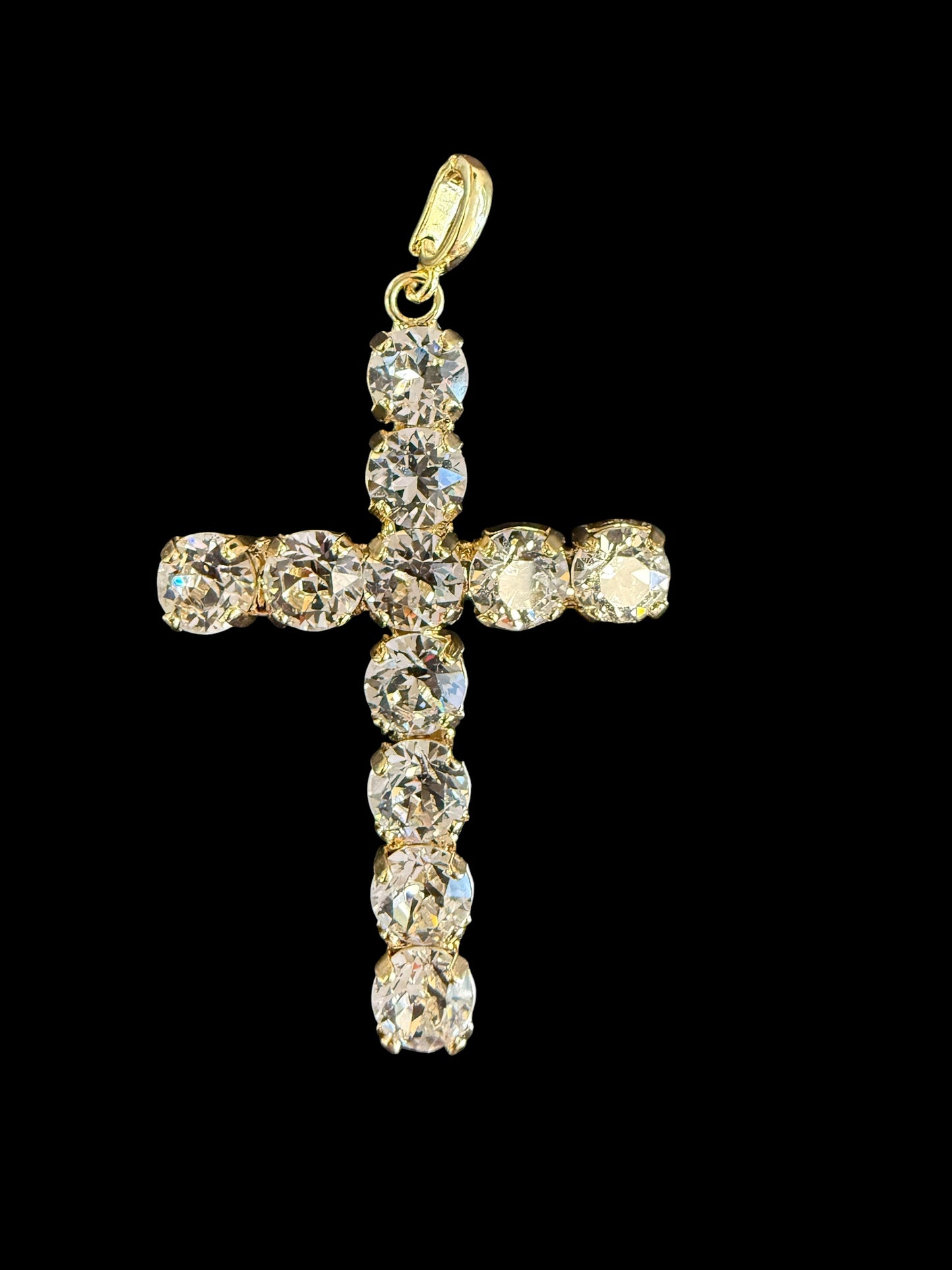 Australian Crystal Cross Charm