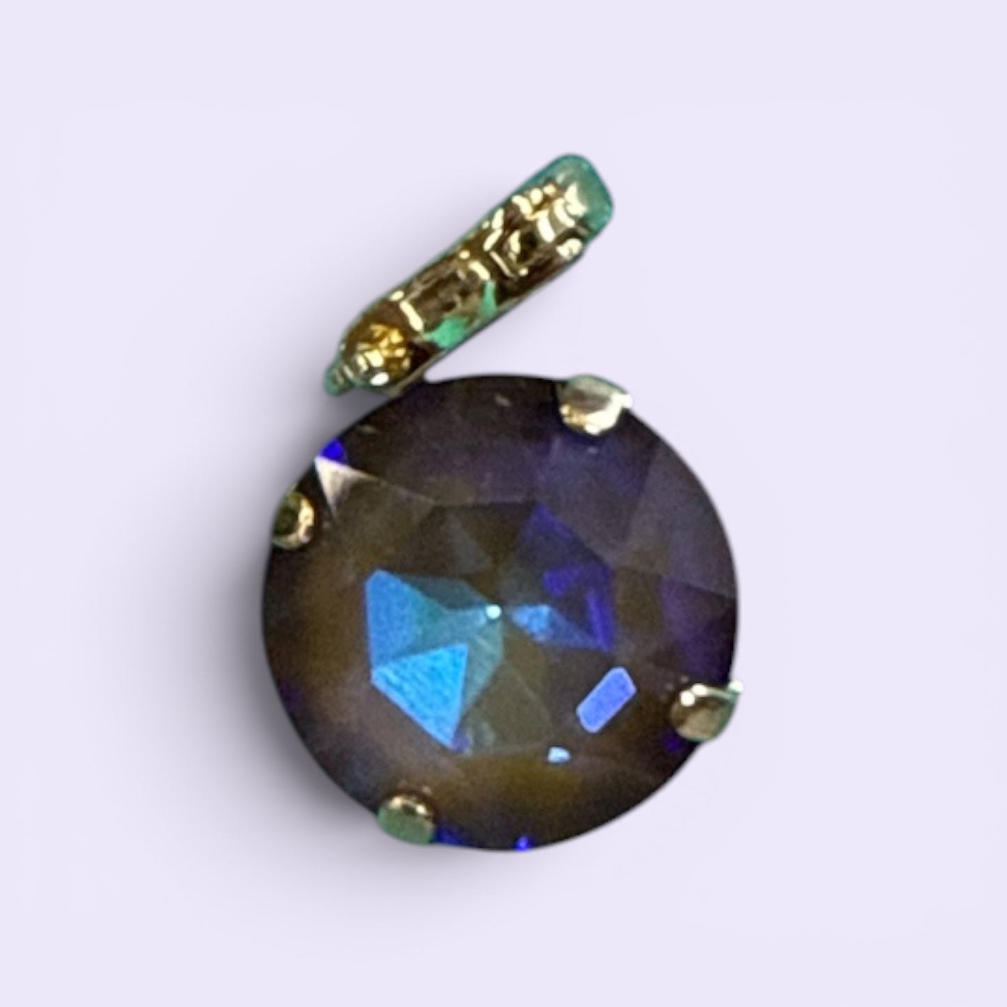 Australian Gold Crystal Charm