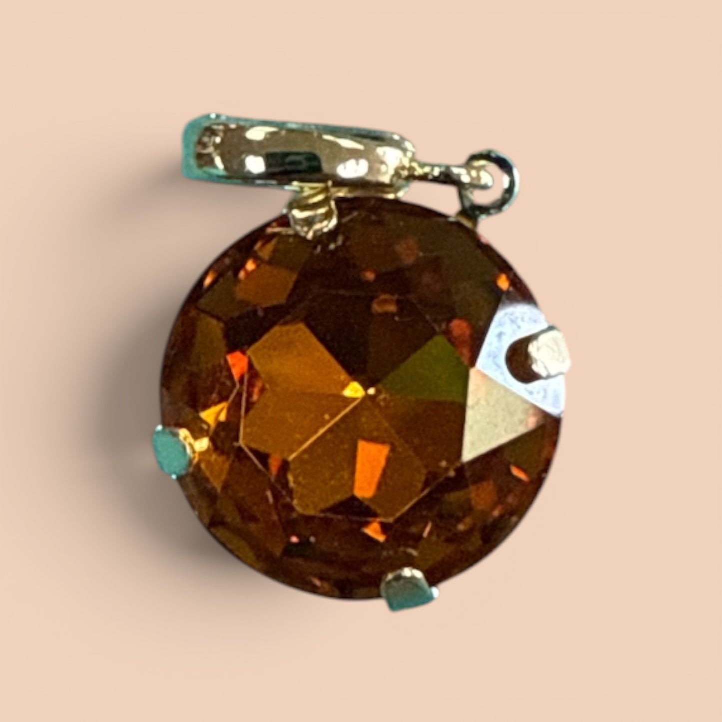 Australian Gold Crystal Charm