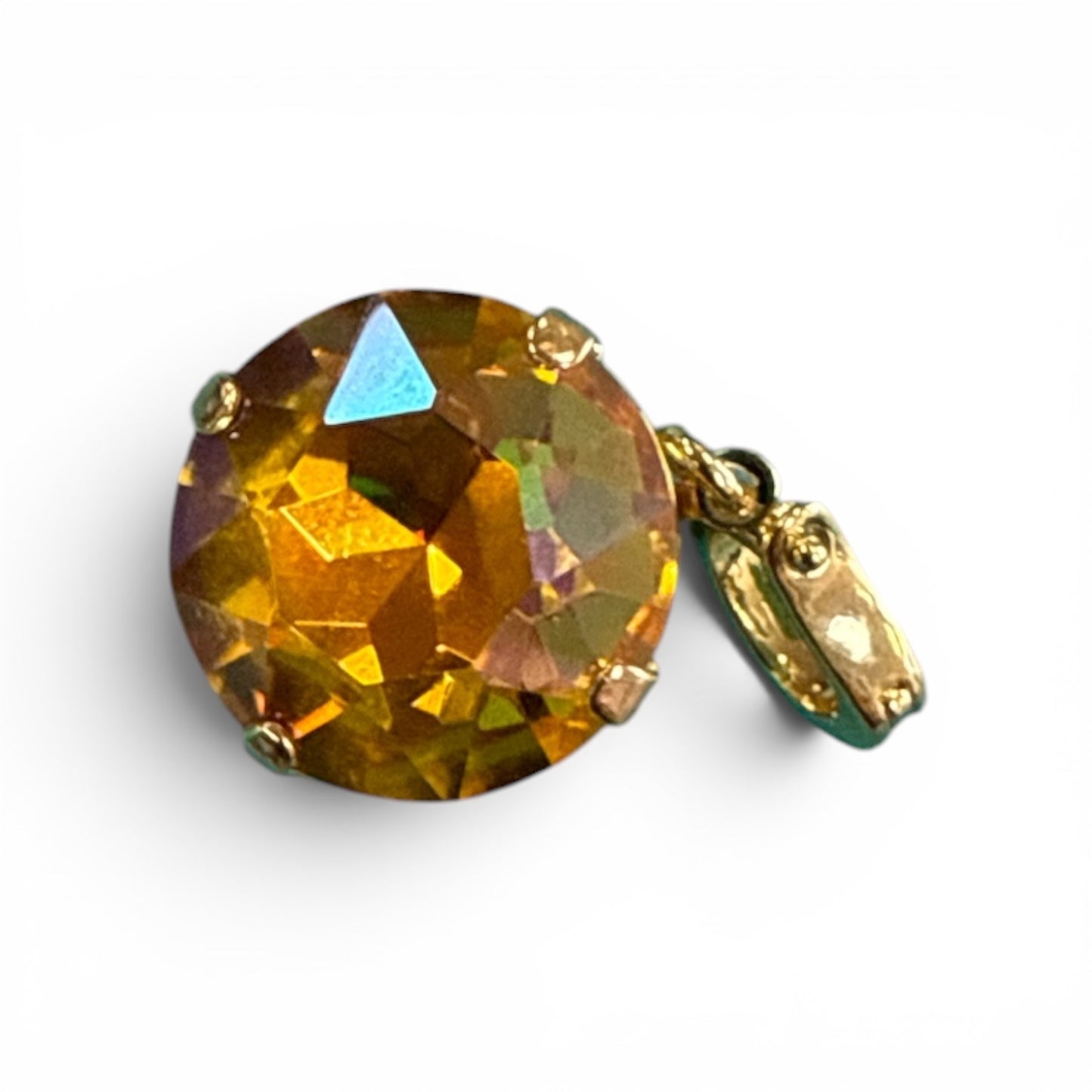 Australian Gold Crystal Charm