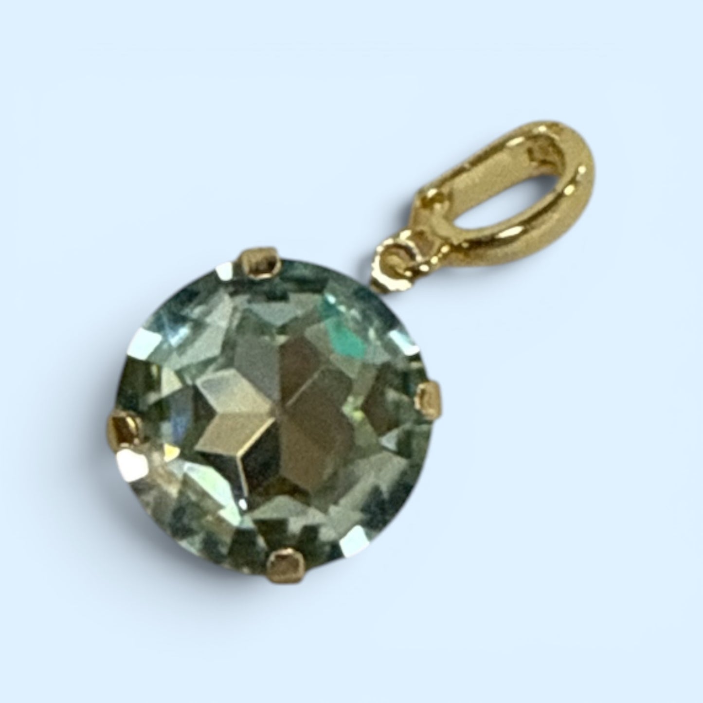 Australian Gold Crystal Charm