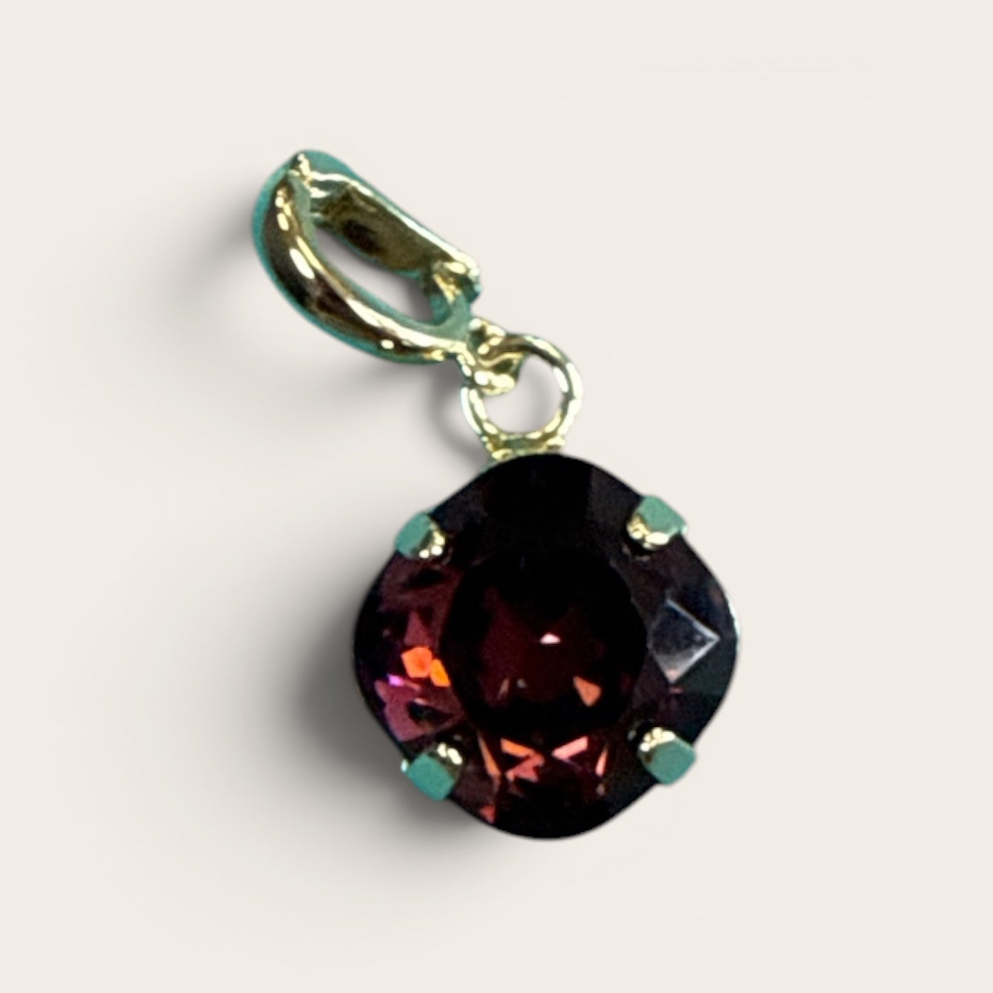 Australian Gold Crystal Charm