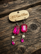 A Rare Bird Stone & Pearl Drop Earrings