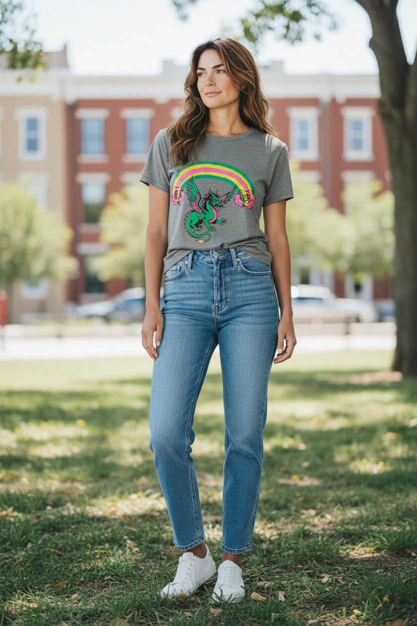 I love linen Cut off sleeve Graphic Tee