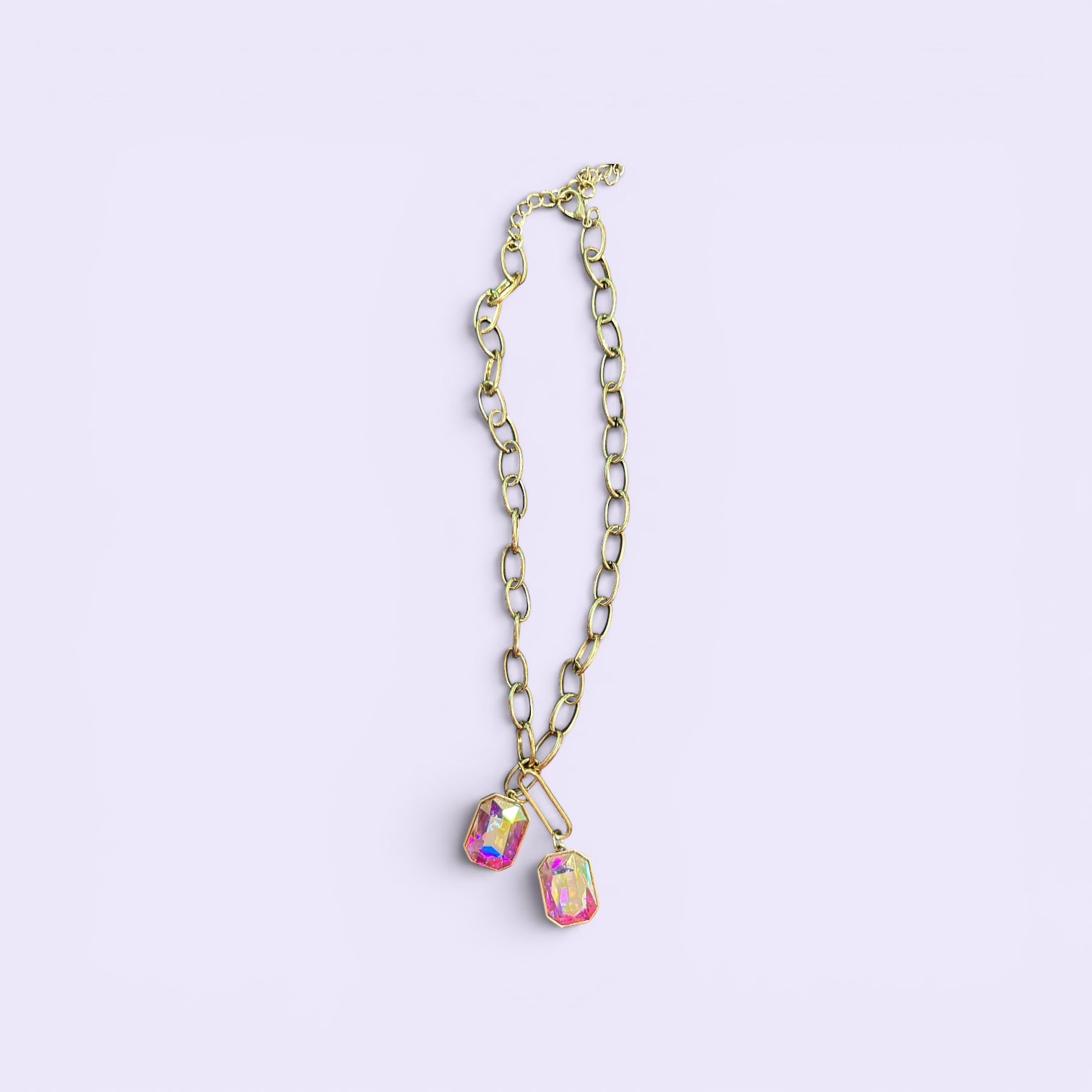 Alice  double stone necklace