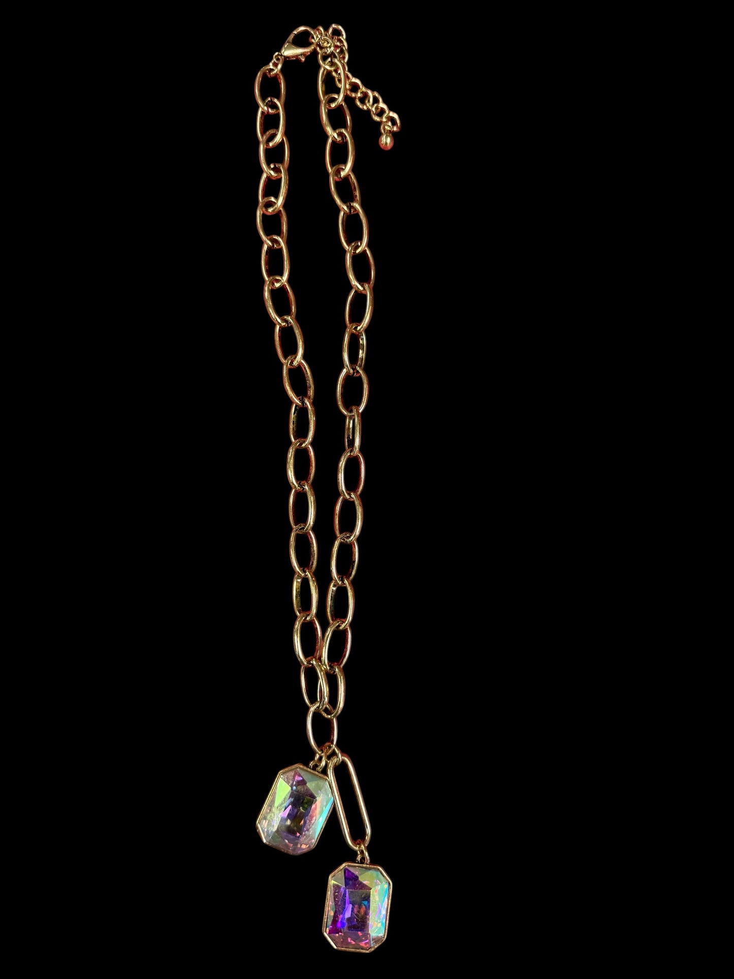 Alice  double stone necklace